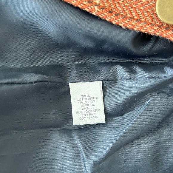 CJ Banks Wool Blend Plaid Jacket - Picture 6 of 7